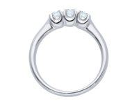 Anello Babila Milano Donna Trilogy in Oro bianco Diamante 0.30 Ct BBB13030B - BBB13030B